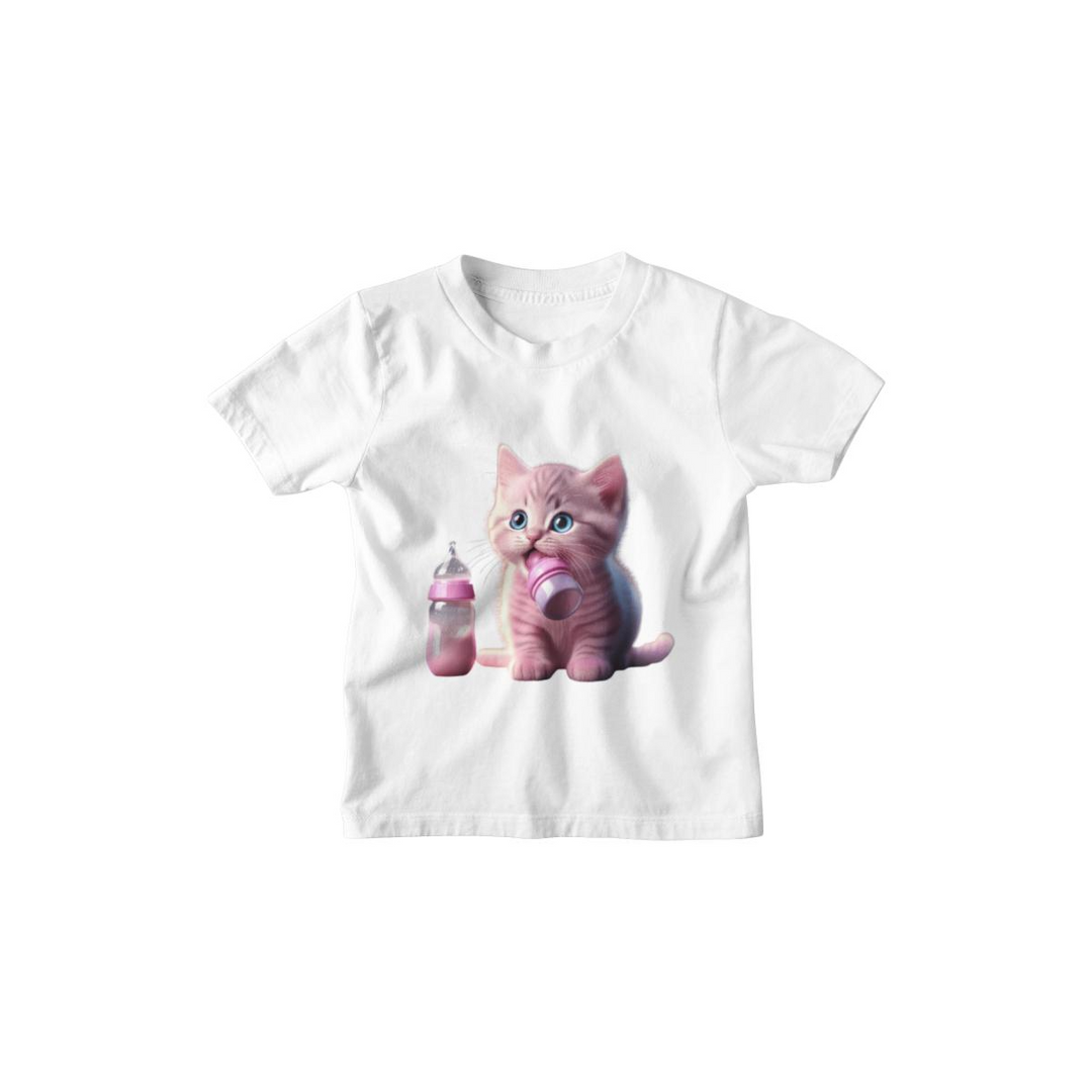 Kinder T-Shirt its a Babycat