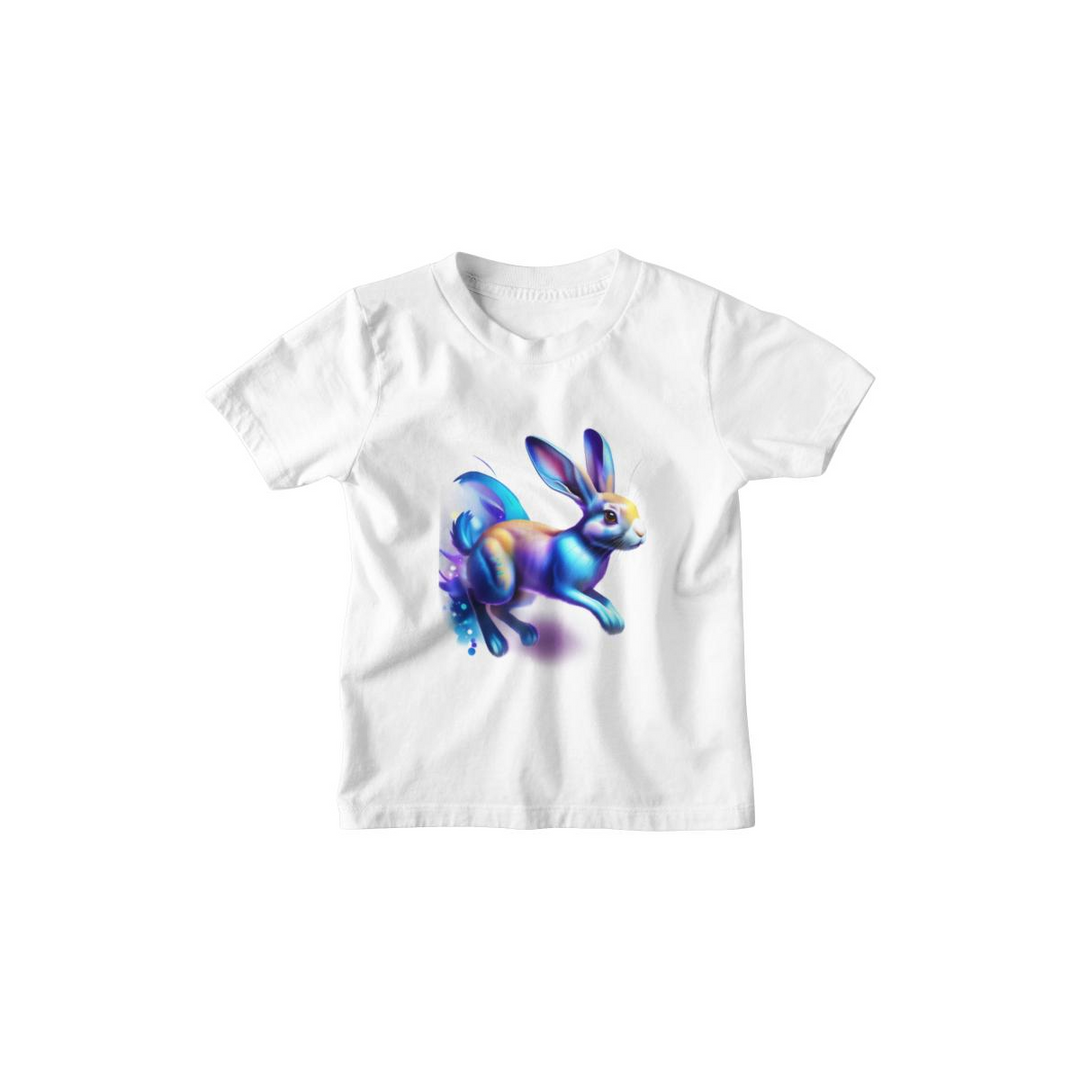 Kinder T-Shirt leuchtendes Kanninchen