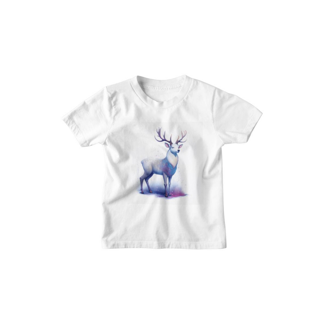 Kinder T-Shirt leuchtendes Reh