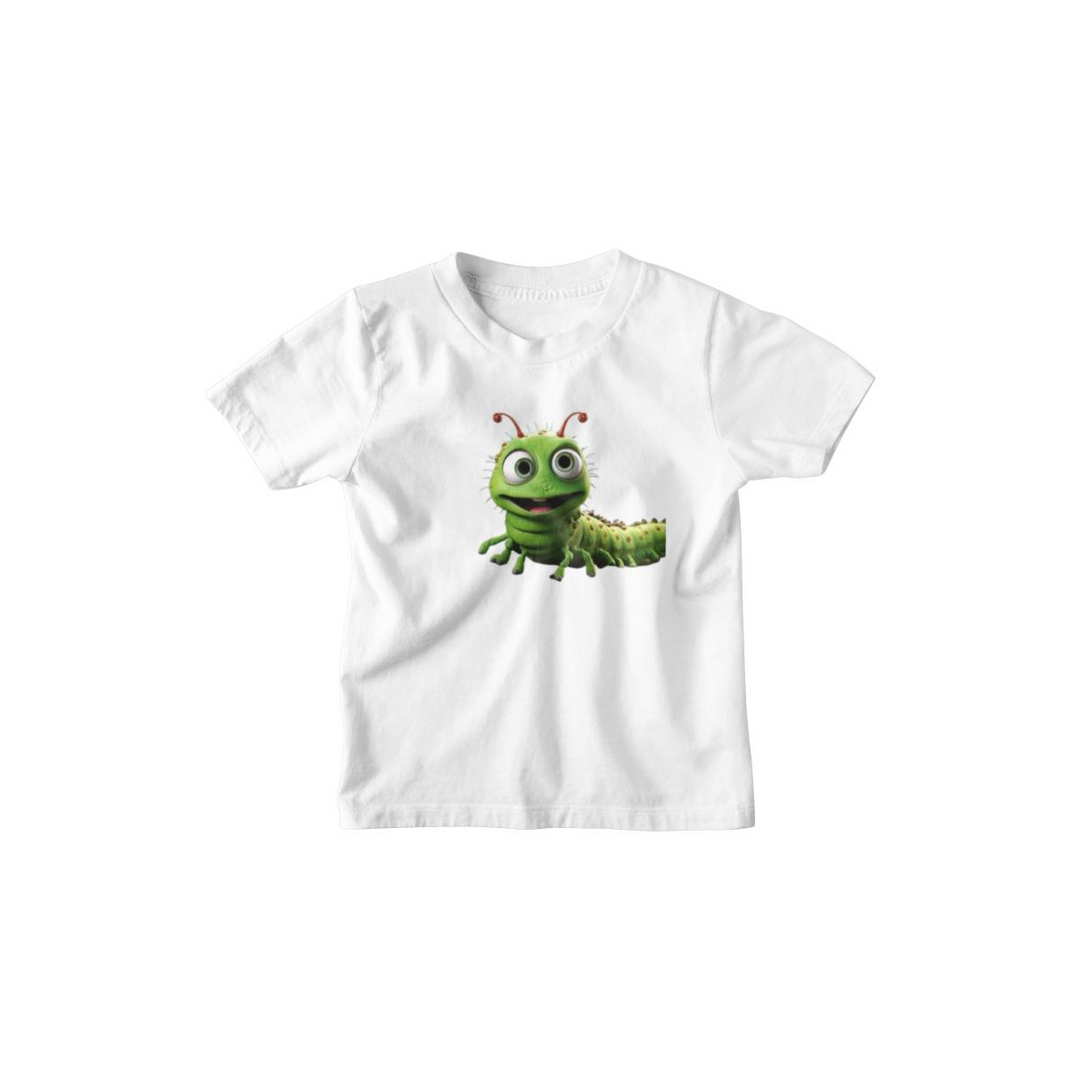 Kinder T-Shirt niedliche Raupe