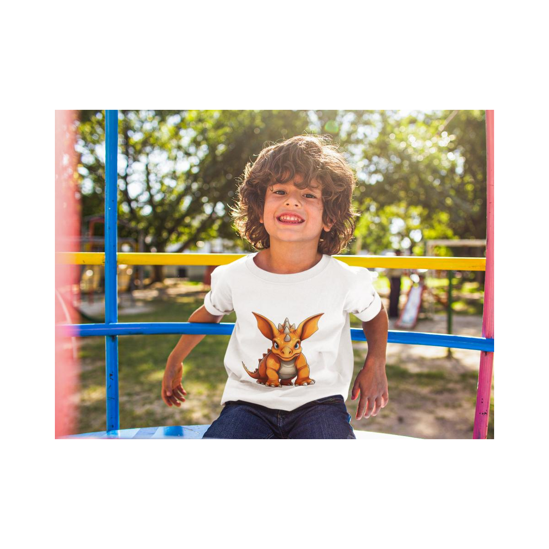 Kinder T-Shirt Baby Dinosaurier Triceratops