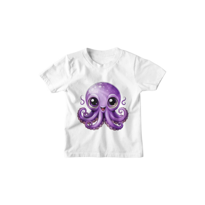 Kinder T-Shirt Baby Octopus