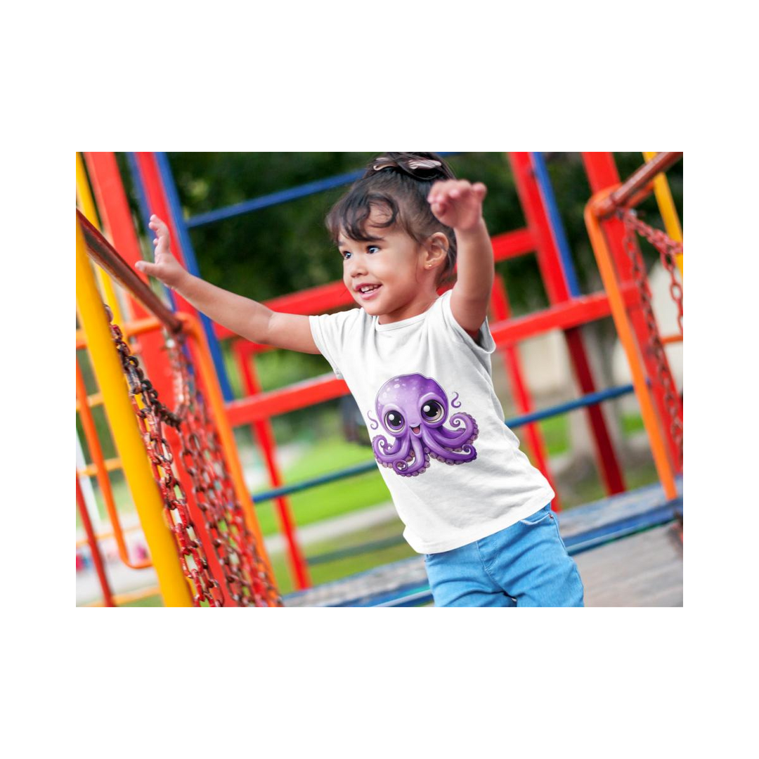 Kinder T-Shirt Baby Octopus