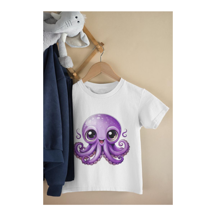 Kinder T-Shirt Baby Octopus