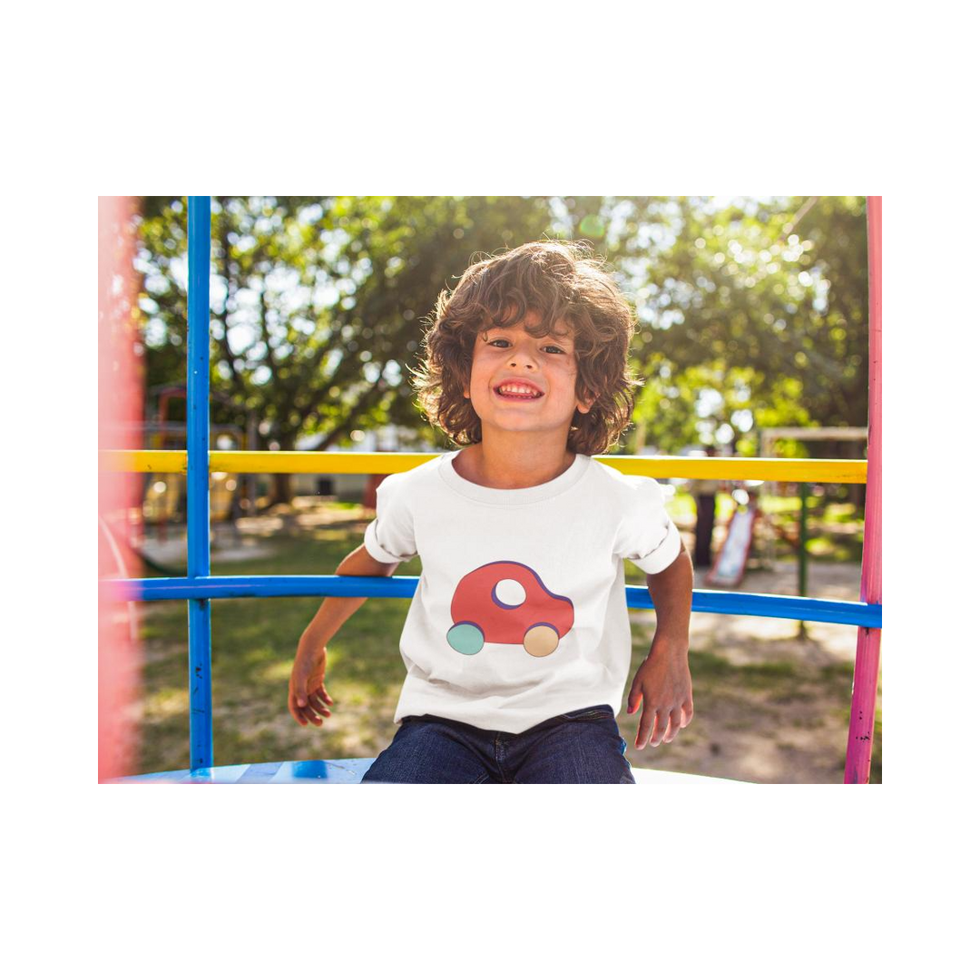 Kinder T-Shirt Baby Spielzeug Auto