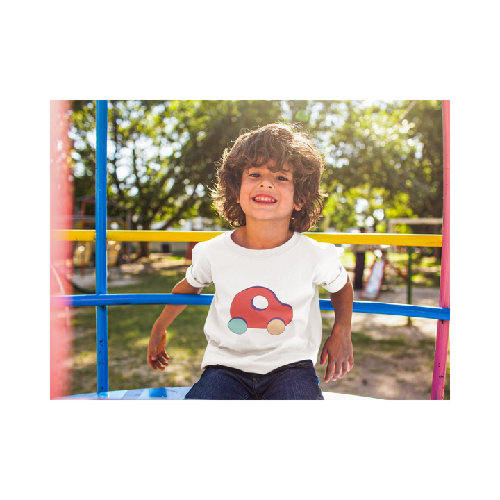 Kinder T-Shirt Baby Spielzeug Auto