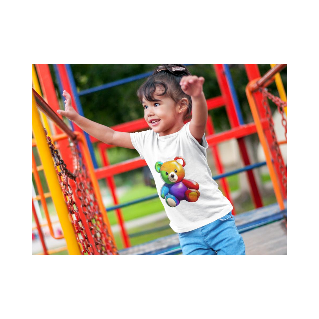 Kinder T-Shirt Baby Spielzeug Teddybär