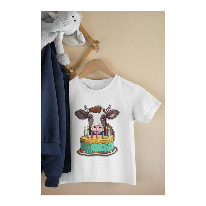 Kinder T-Shirt Birthday COW