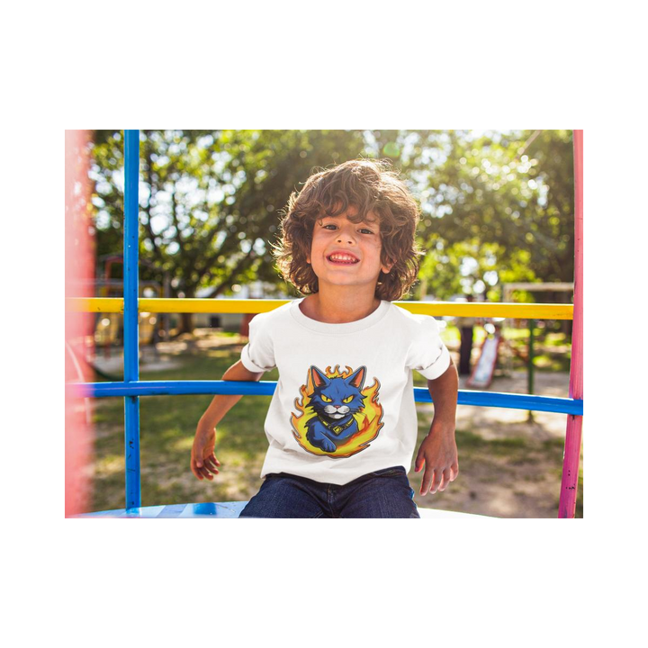 Kinder T-Shirt Cat Rebell