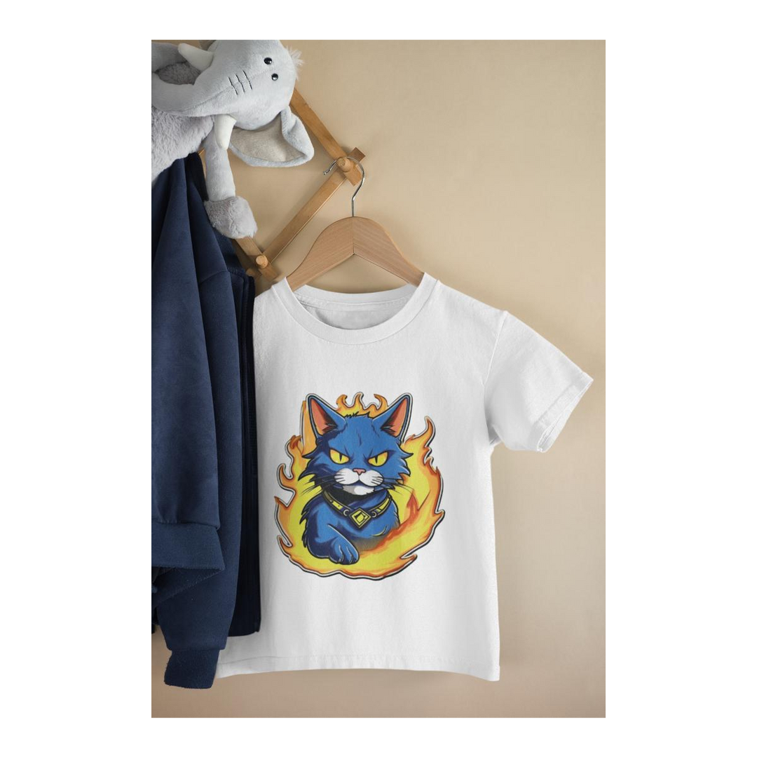 Kinder T-Shirt Cat Rebell