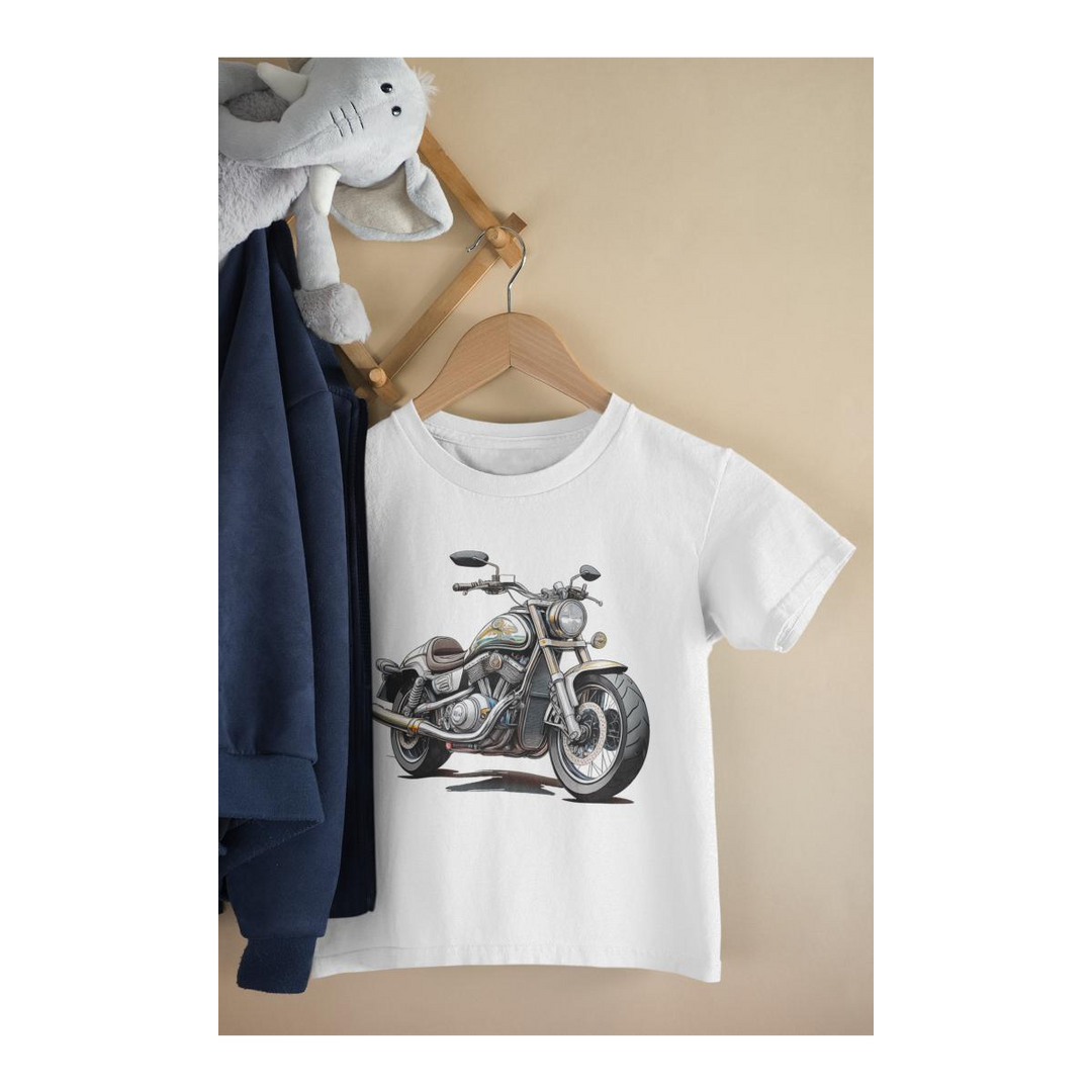 Kinder T-Shirt Clipart Motorrad