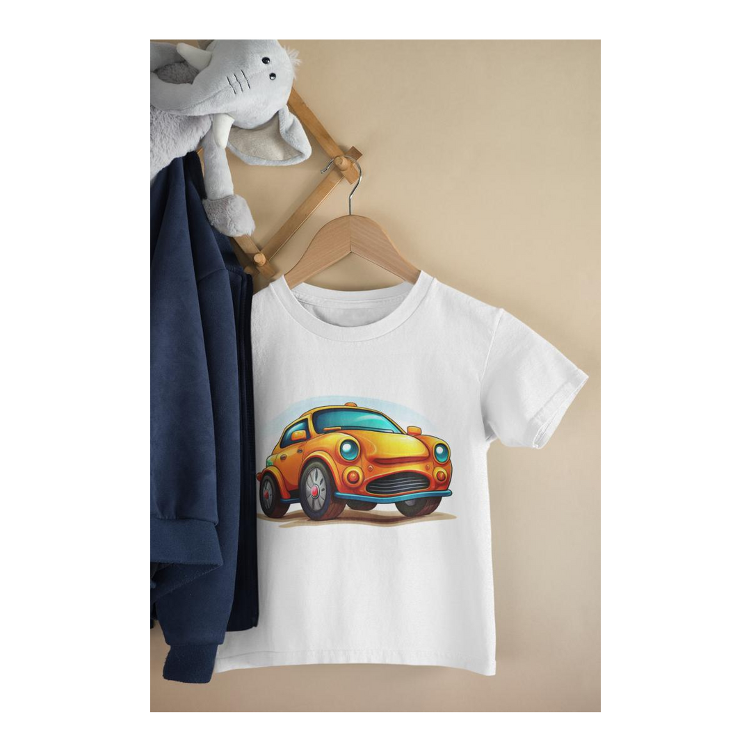 Kinder T-Shirt Comic Auto 3