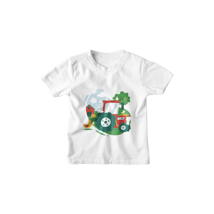 Kinder T-Shirt Comic Bauernhof