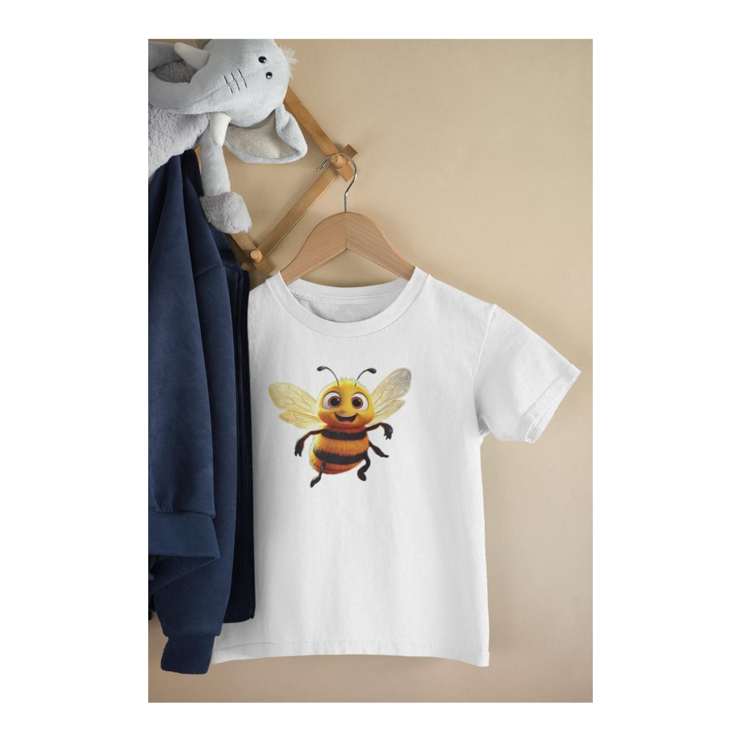 Kinder T-Shirt Comic Biene