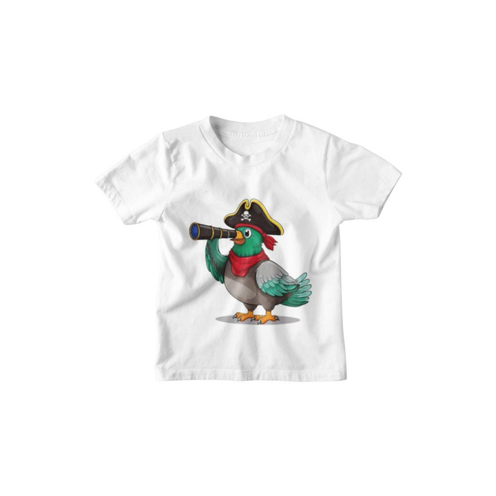Kinder T-Shirt Comic Pirat Pigeon