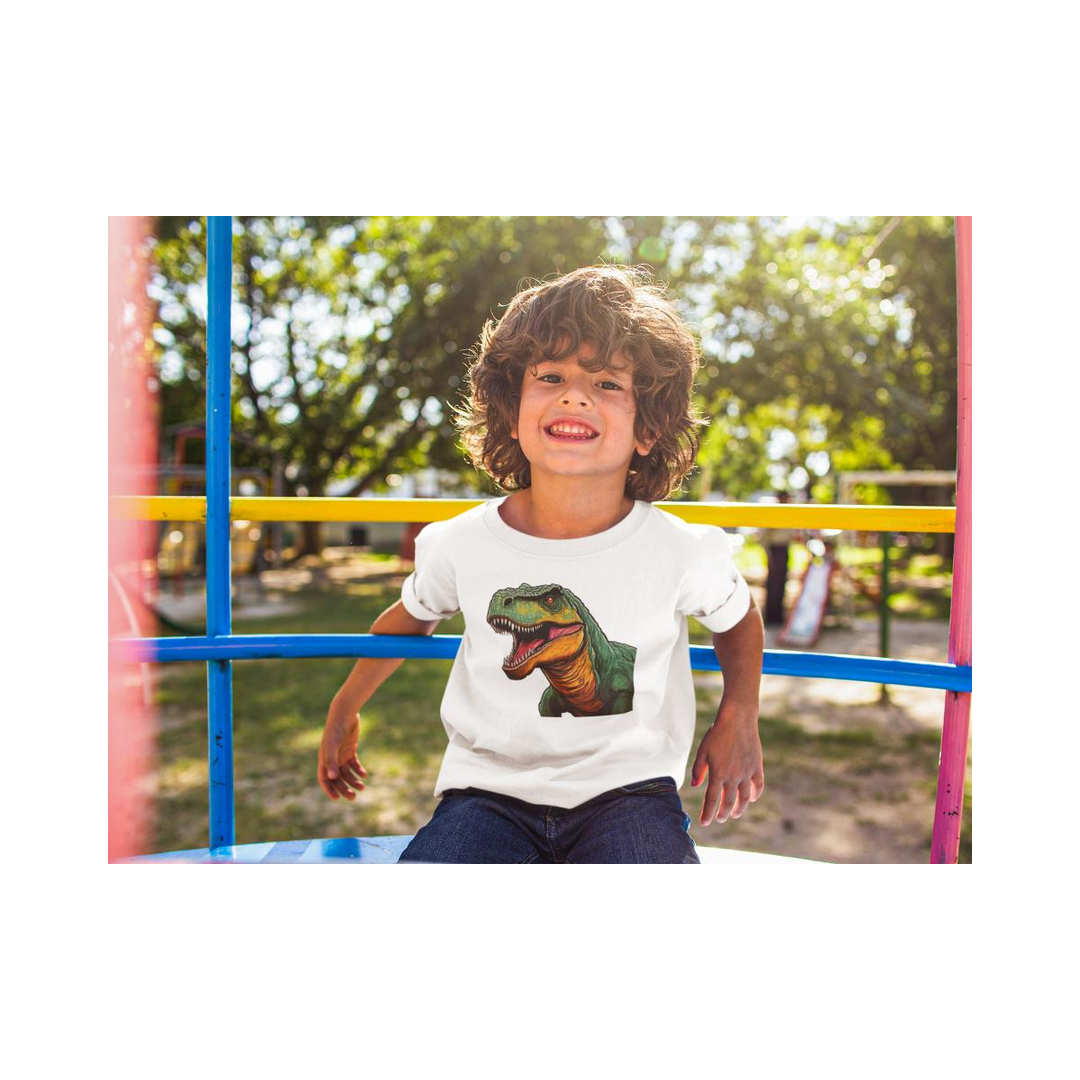 Kinder T-Shirt Comic T-Rex