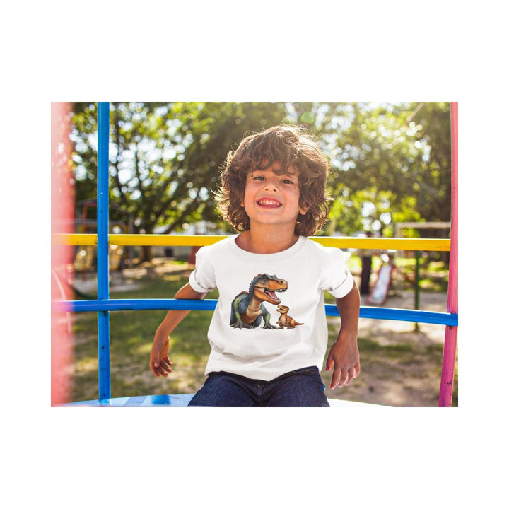 Kinder T-Shirt Dino mit Baby-Dino