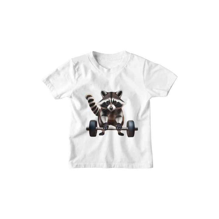 Kinder T-Shirt Fitness Waschbär