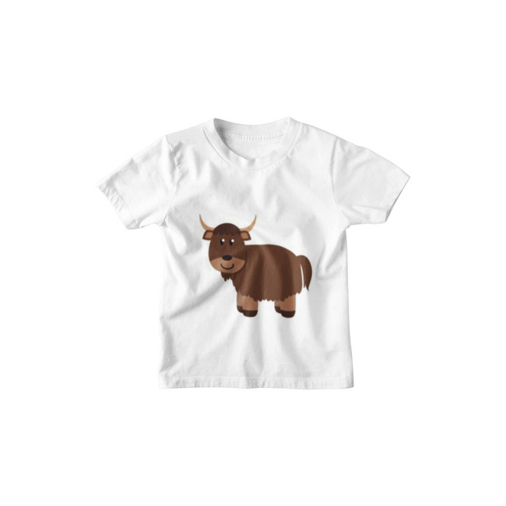 Kinder T-Shirt Hochlandrind