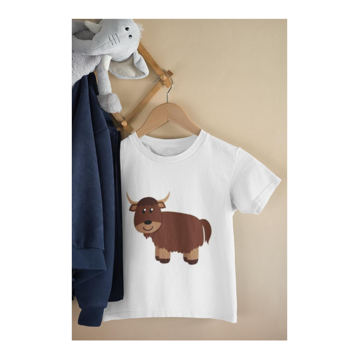 Kinder T-Shirt Hochlandrind