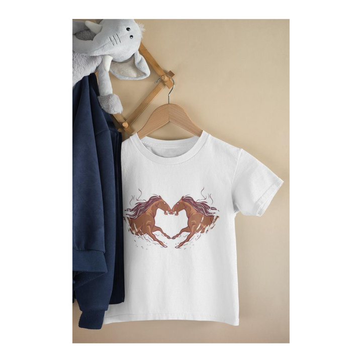 Kinder T-Shirt Horse Love