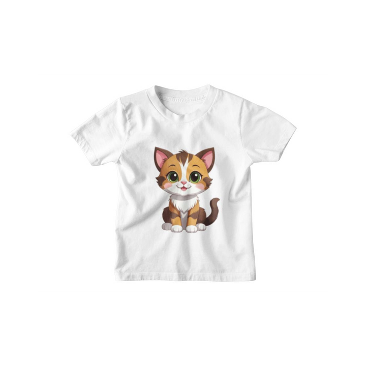 Kinder T-Shirt Kleine Katze