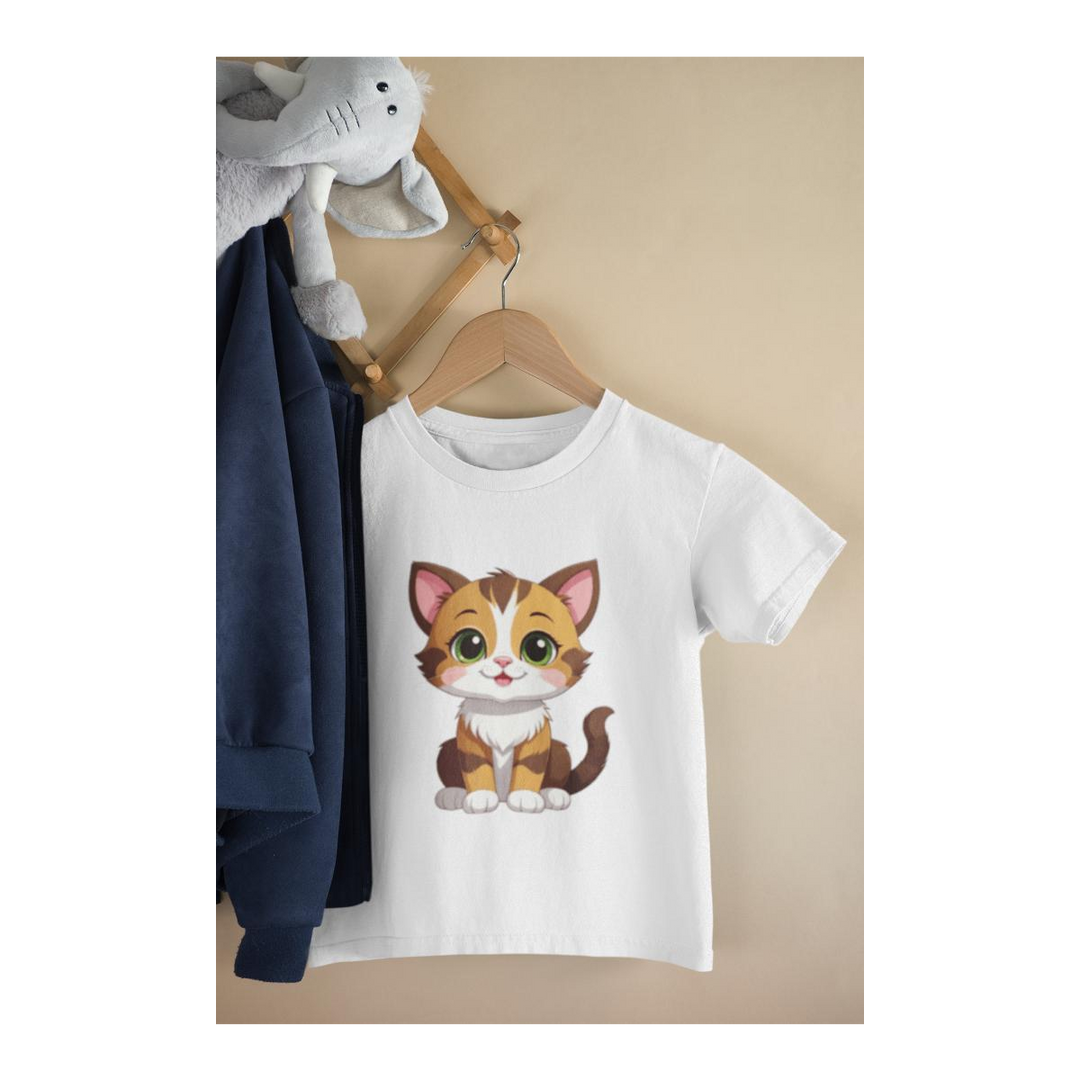 Kinder T-Shirt Kleine Katze