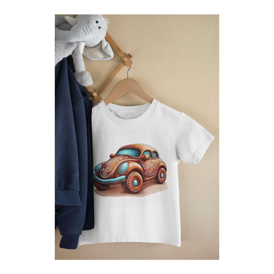 Kinder T-Shirt Lebkuchen-Auto