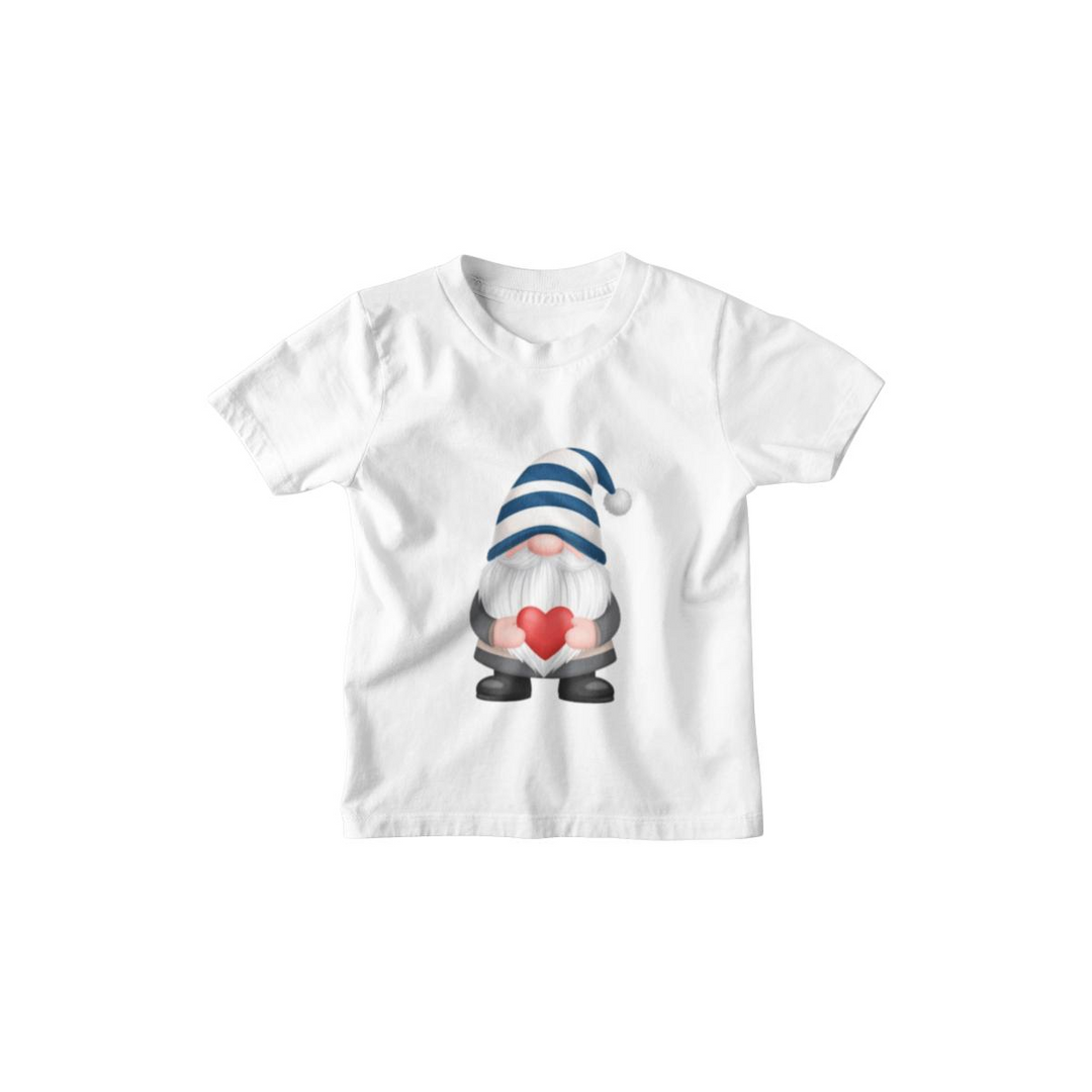 Kinder T-Shirt Love Gnome Cartoon Flo