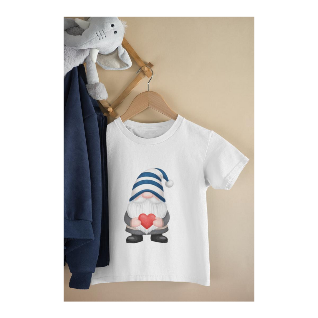 Kinder T-Shirt Love Gnome Cartoon Flo