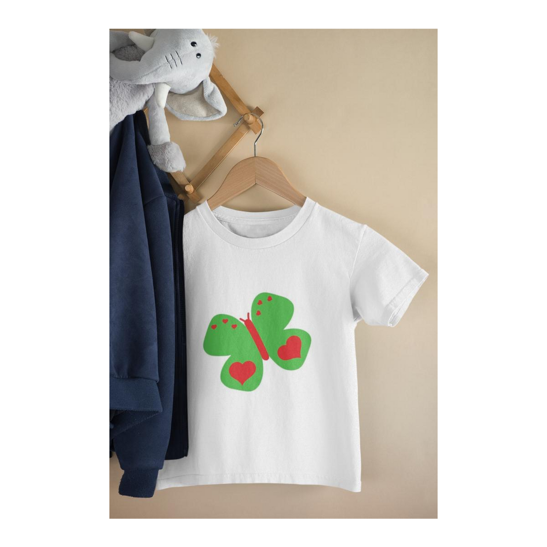 Kinder T-Shirt Love Natur Schmetterling