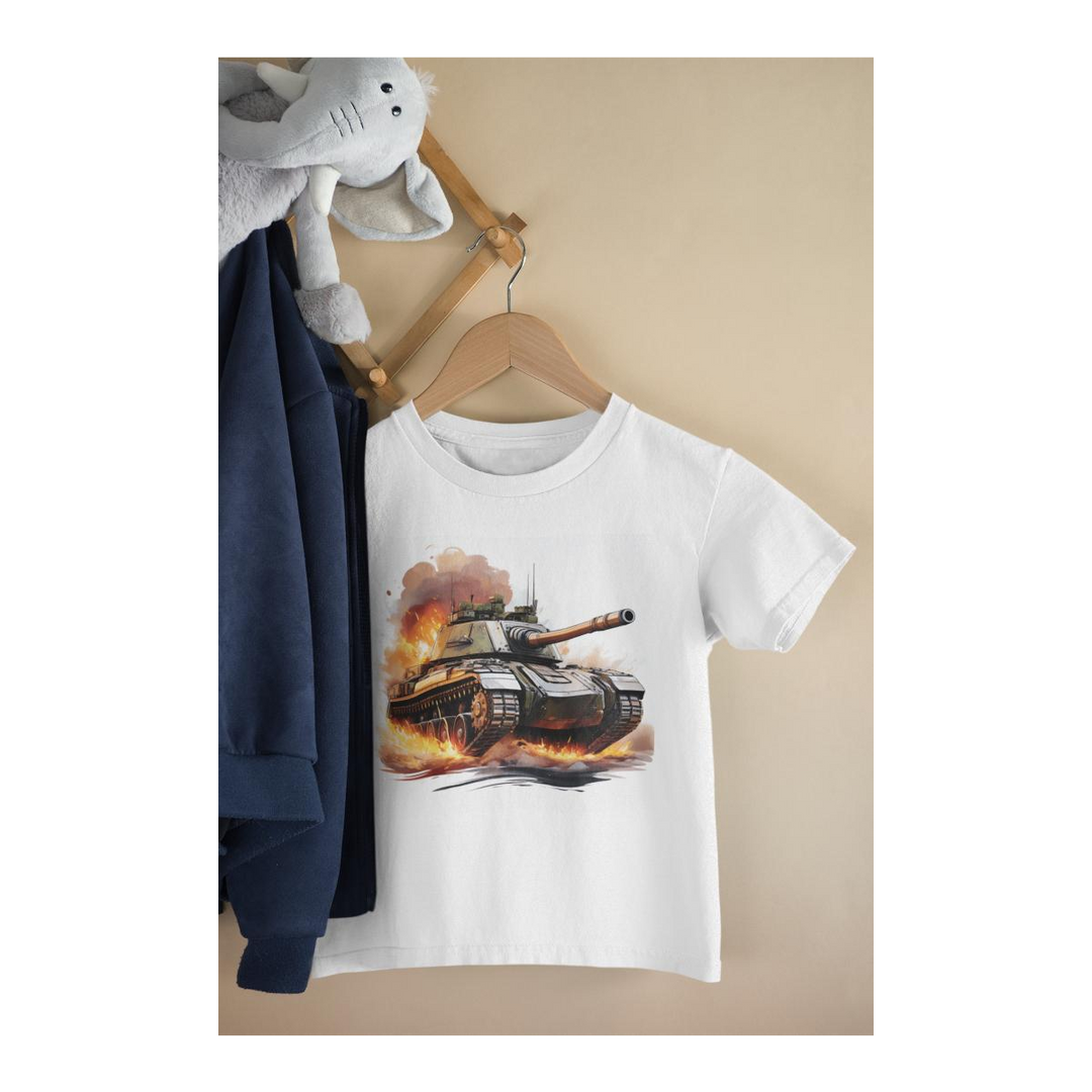 Kinder T-Shirt Militär Panzer 17