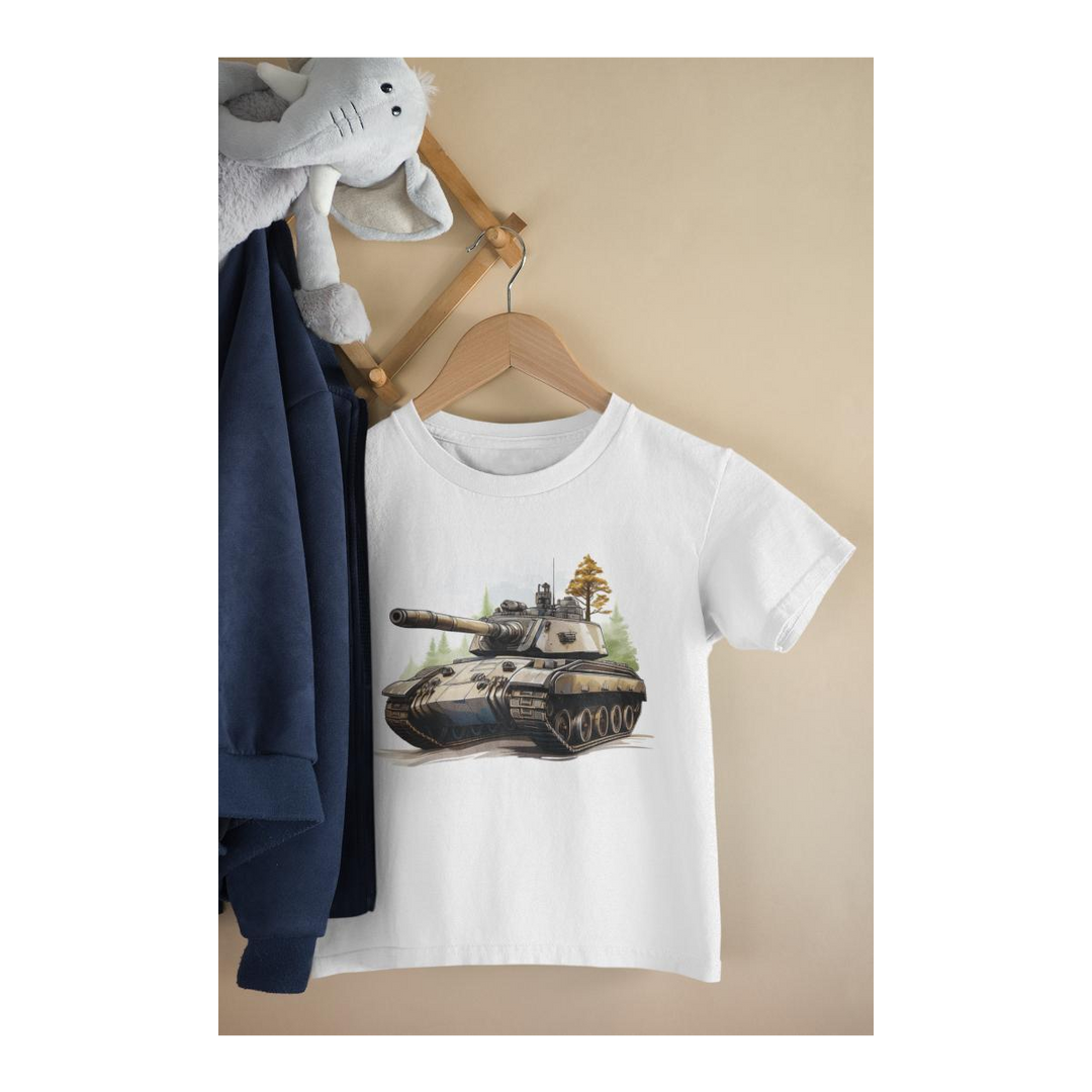 Kinder T-Shirt Militär Panzer 18