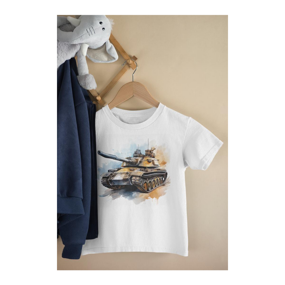 Kinder T-Shirt Militär Panzer 25