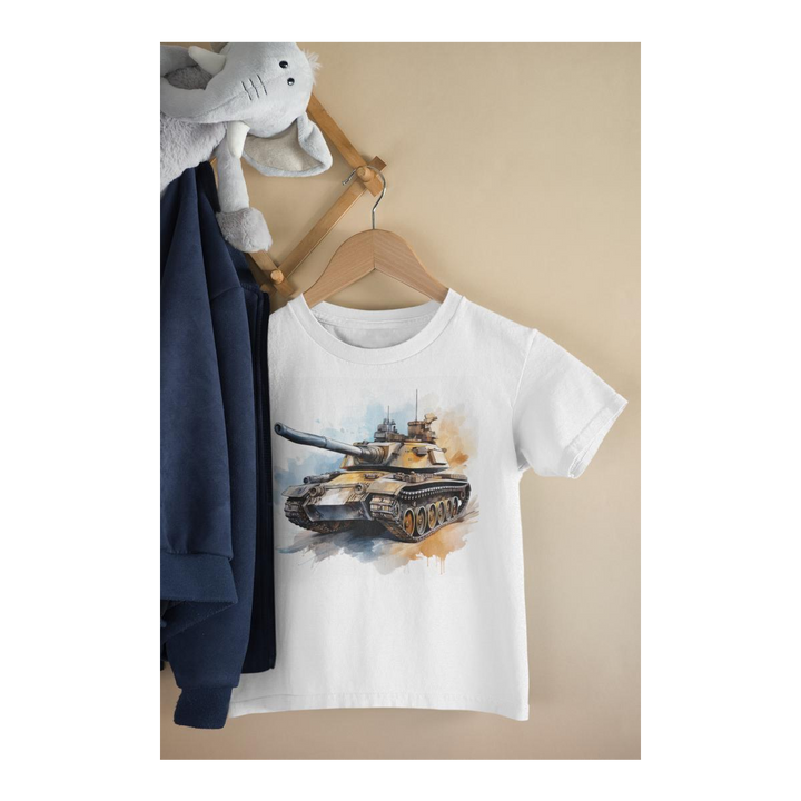 Kinder T-Shirt Militär Panzer 25