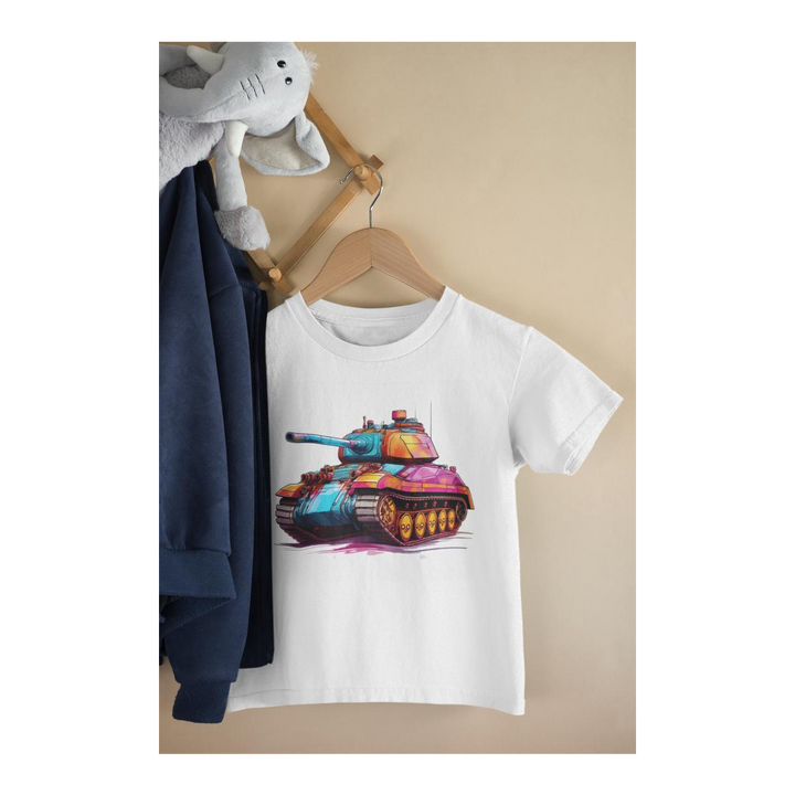 Kinder T-Shirt Militär Panzer 7