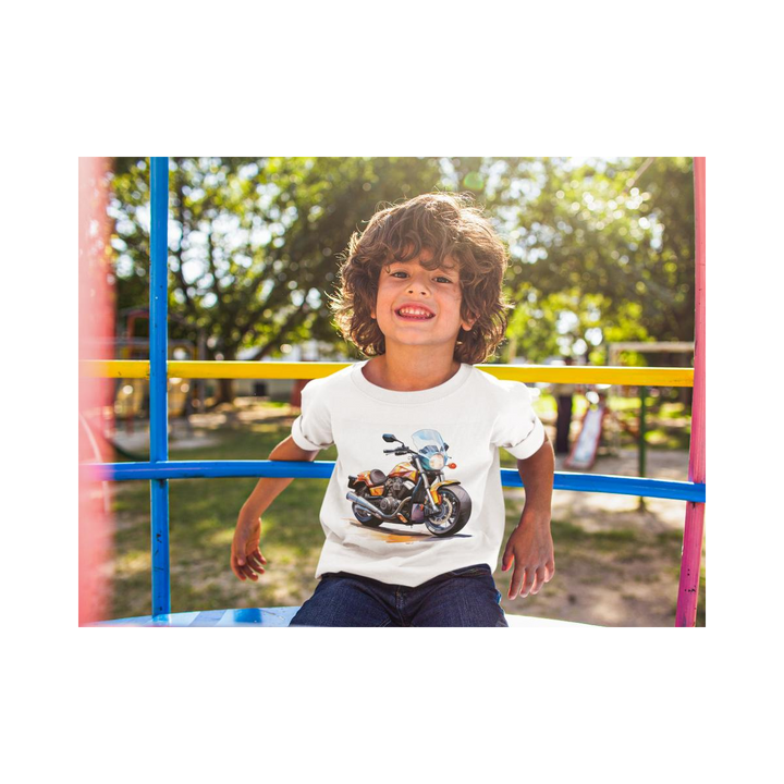 Kinder T-Shirt Motorrad