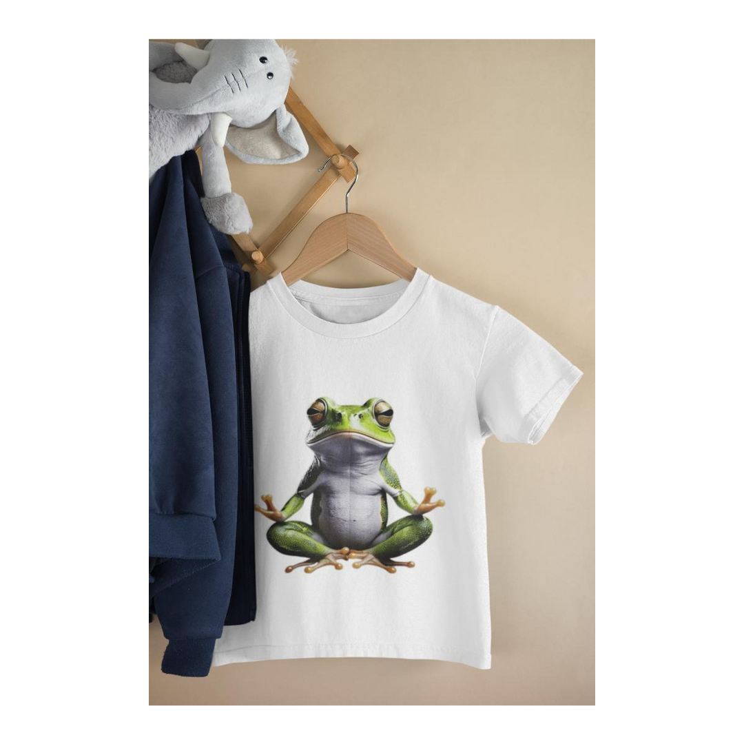 Kinder T-Shirt Mythic Magic Frog Meditation