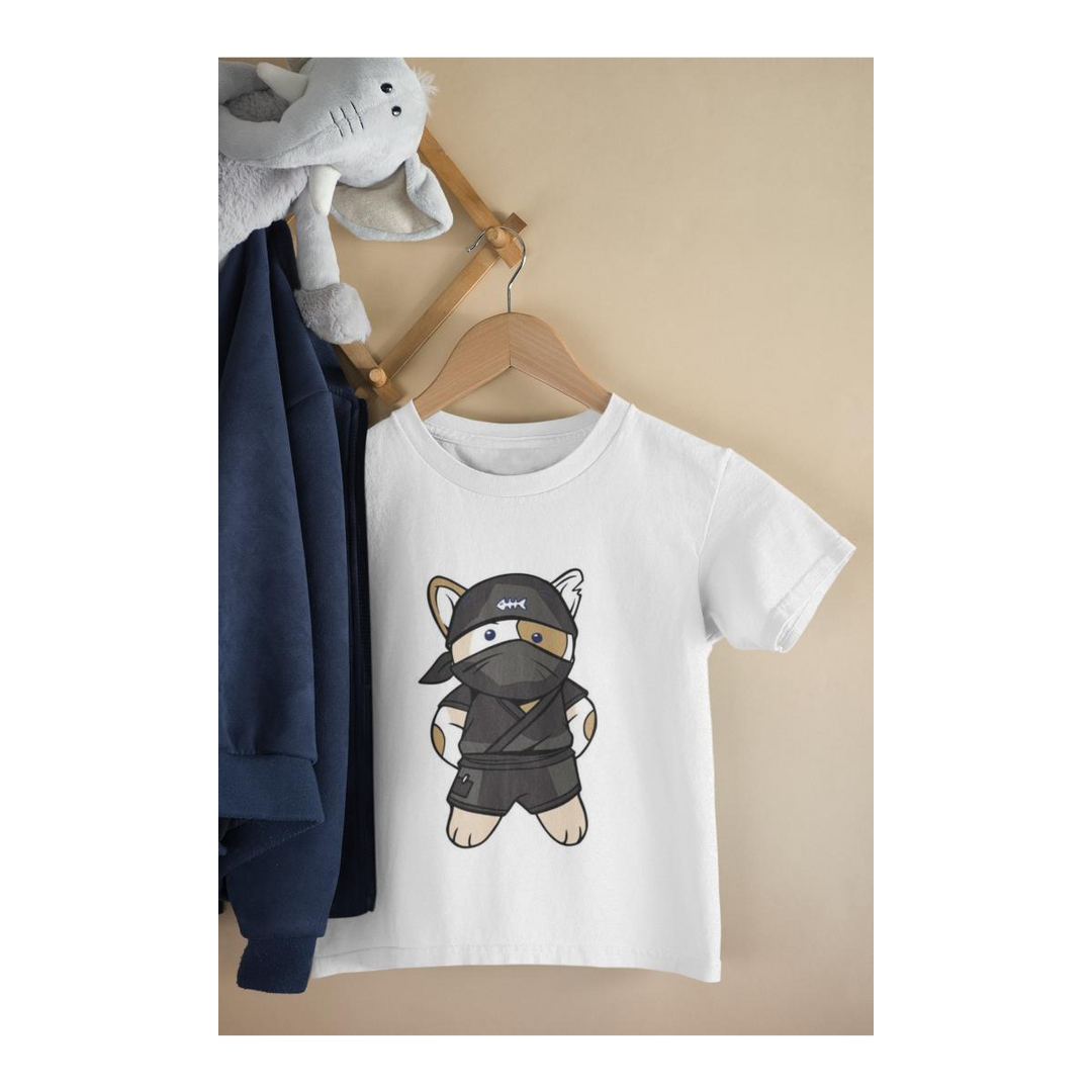 Kinder T-Shirt Ninja Cat