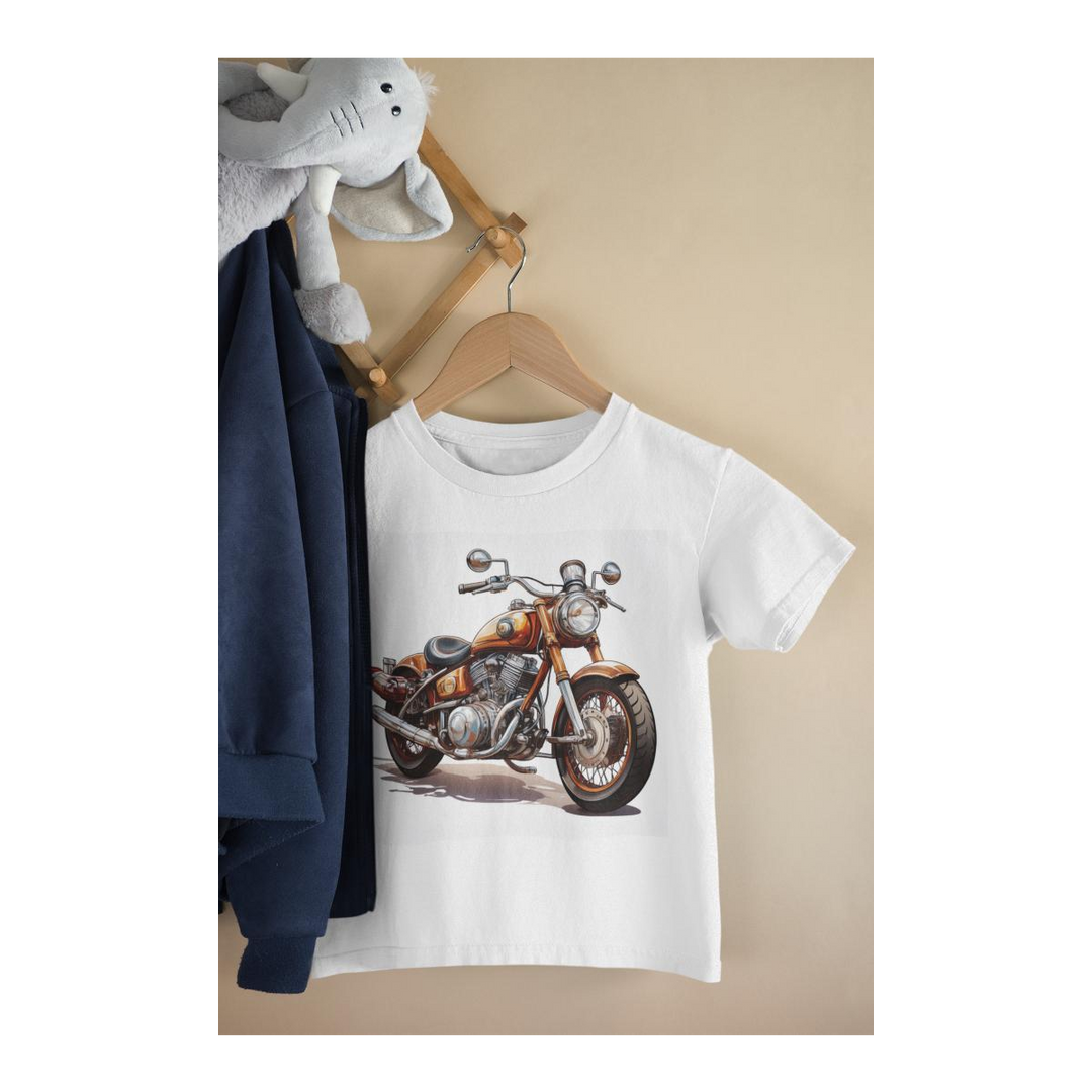 Kinder T-Shirt Oldtimer Motorrad