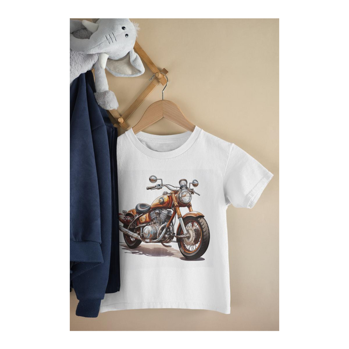 Kinder T-Shirt Oldtimer Motorrad