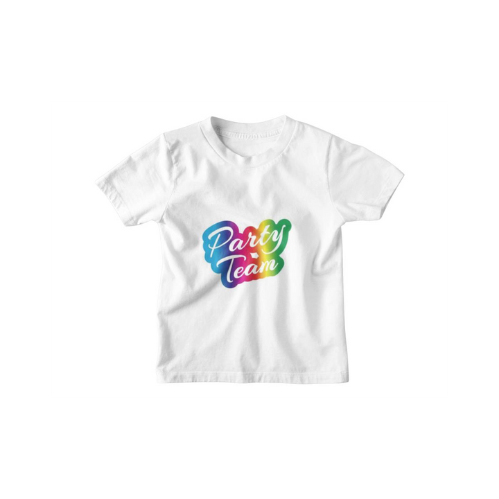 Kinder T-Shirt Party Team