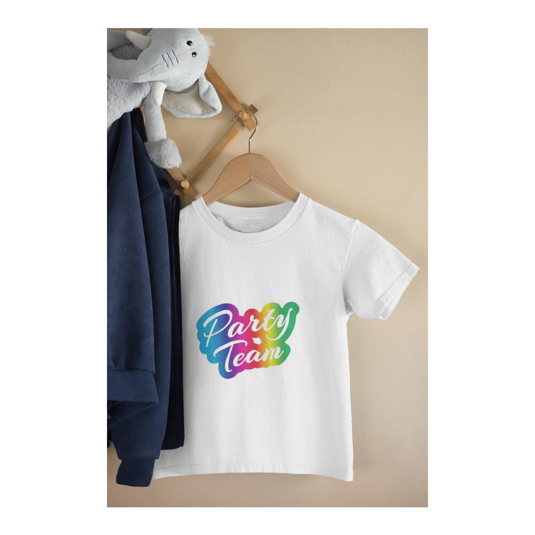 Kinder T-Shirt Party Team