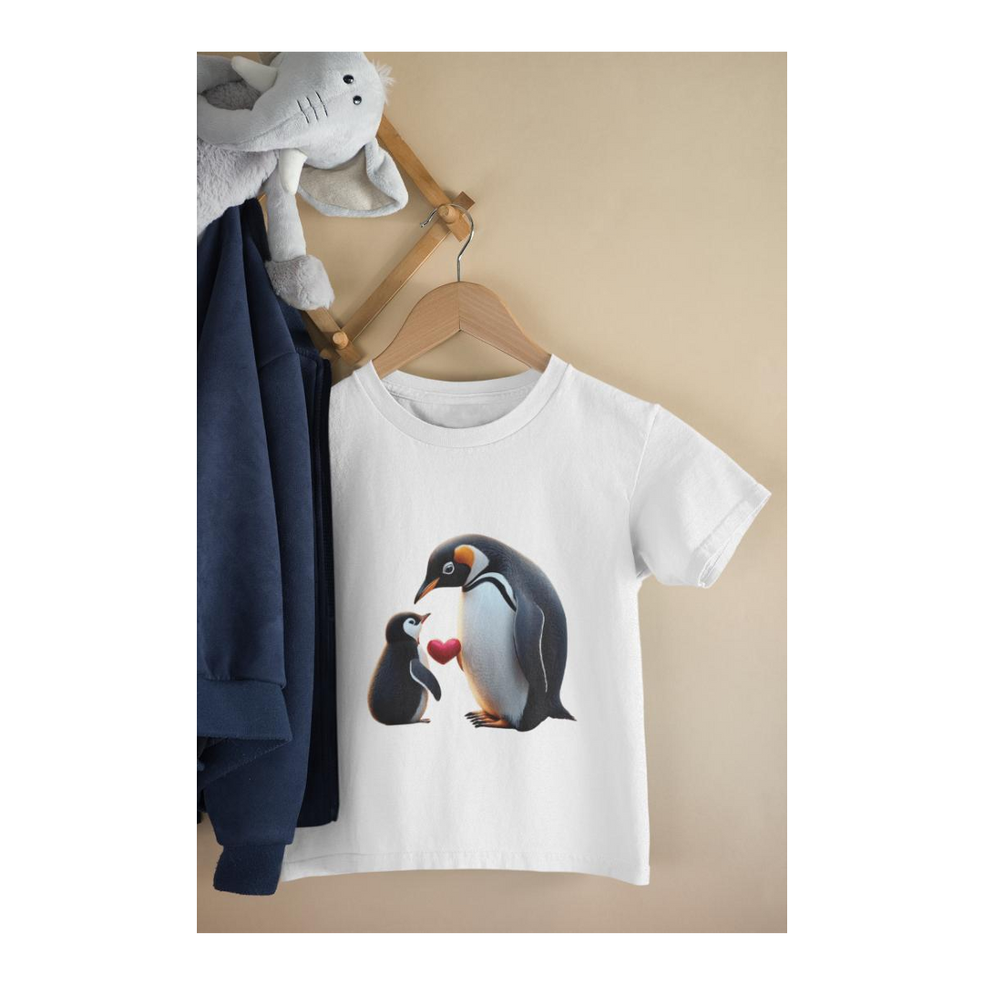 Kinder T-Shirt Pinguin Mother Love