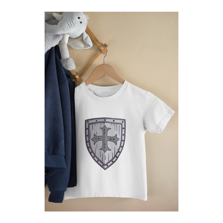 Kinder T-Shirt Ritter Schild