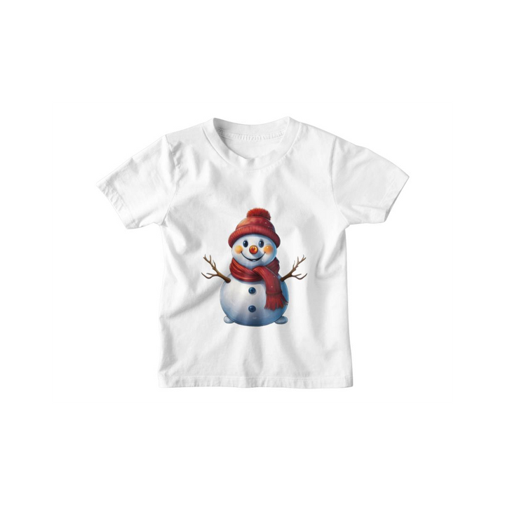 Kinder T-Shirt Schneemann