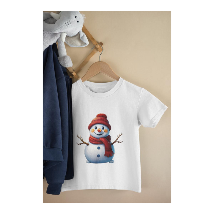 Kinder T-Shirt Schneemann