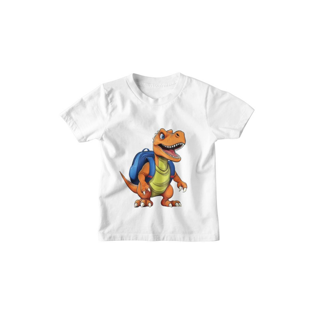 Kinder T-Shirt School T-Rex