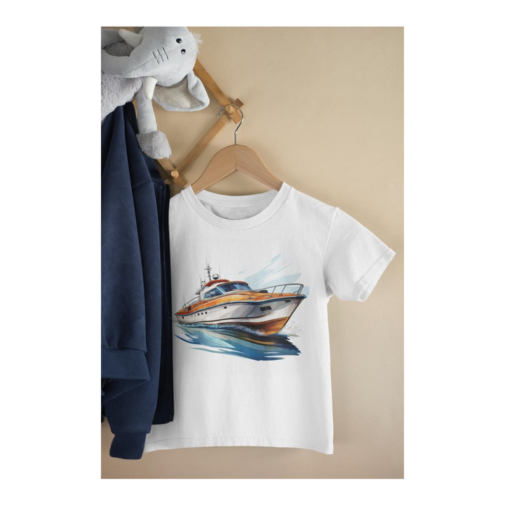 Kinder T-Shirt Speedboot
