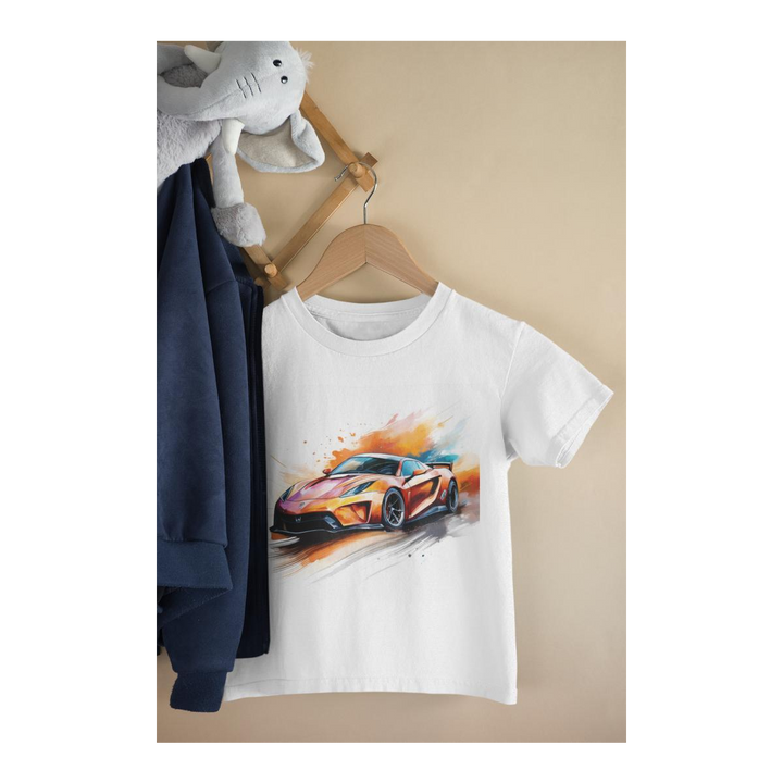 Kinder T-Shirt Sportliche Limousine